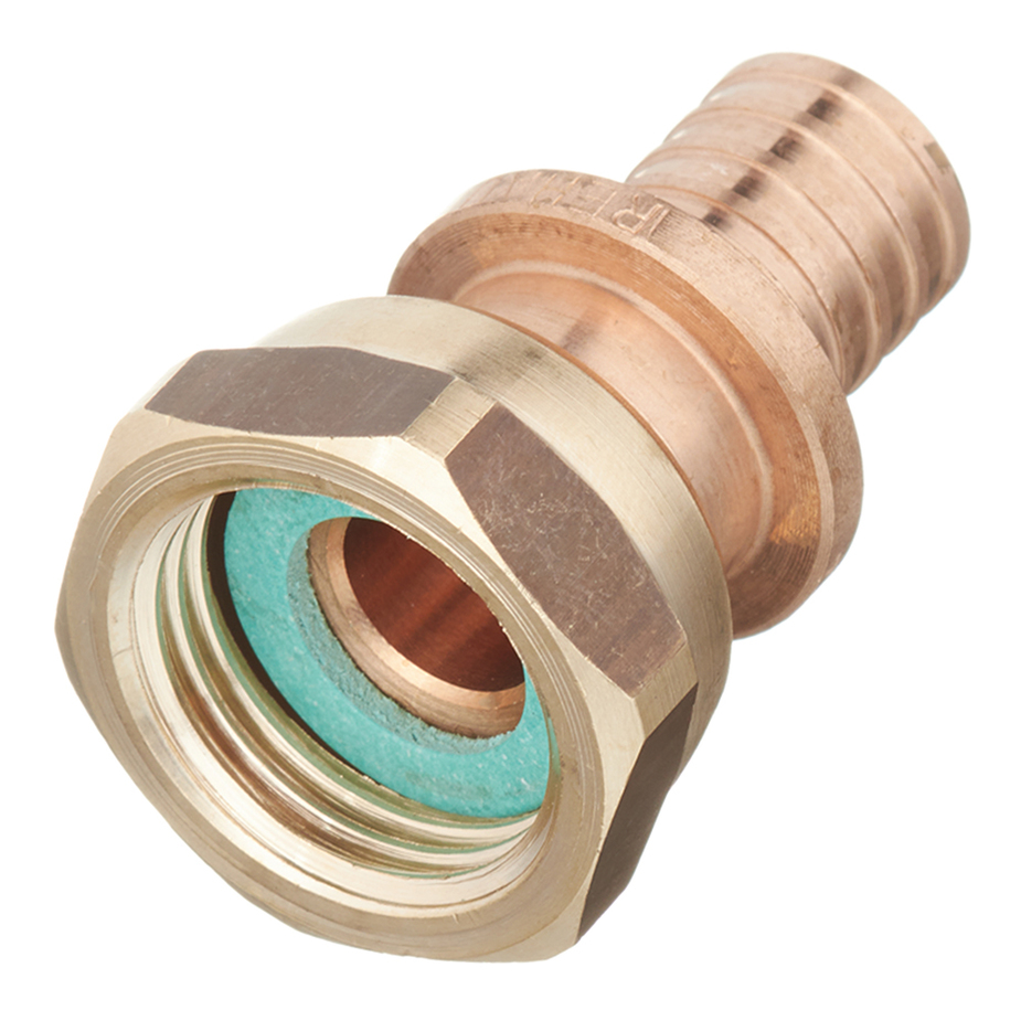 Муфта (американка) надвижная с накидной гайкой ВР 32 х 1"1/4 REHAU RAUTITAN RX бронза