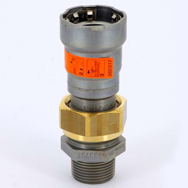 Муфта пресс-Н разъемная Megapress нелегир. оцинк.сталь, VIEGA DN20 х3/4"