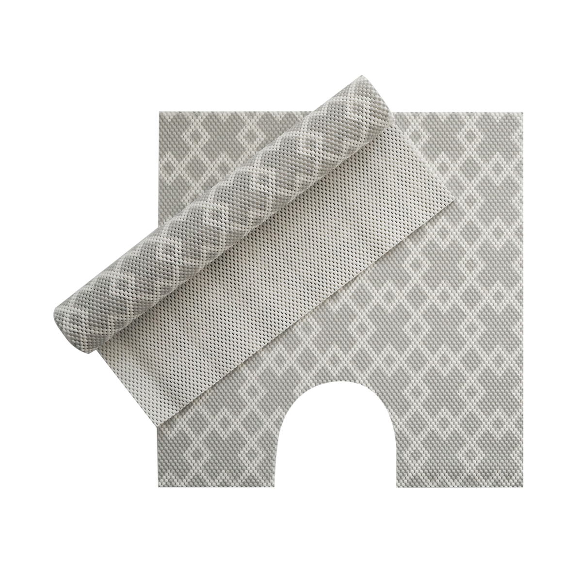 Набор ковриков для ванной v24sl 50*52 + 50*85 см, вспененный пвх (1/20)