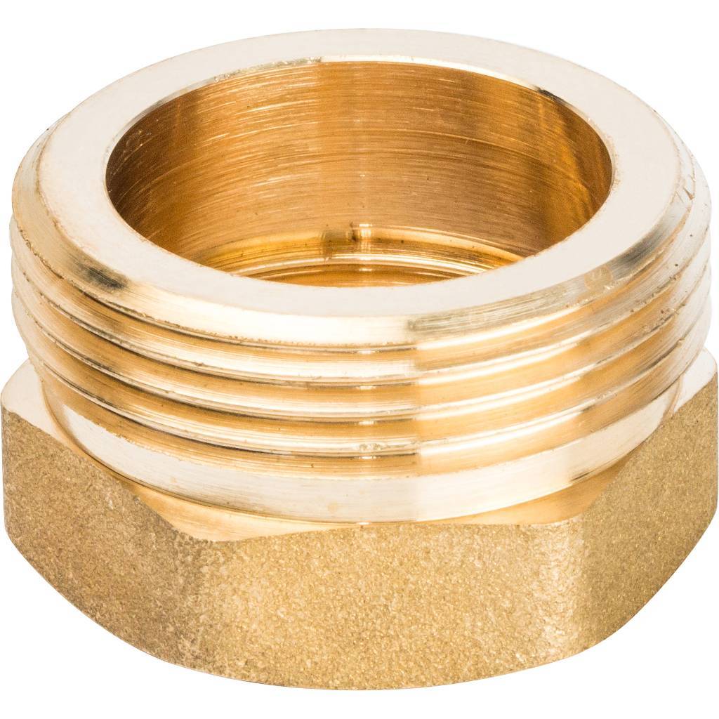 Американка ВН 1" латунь STOUT плоская прокладка