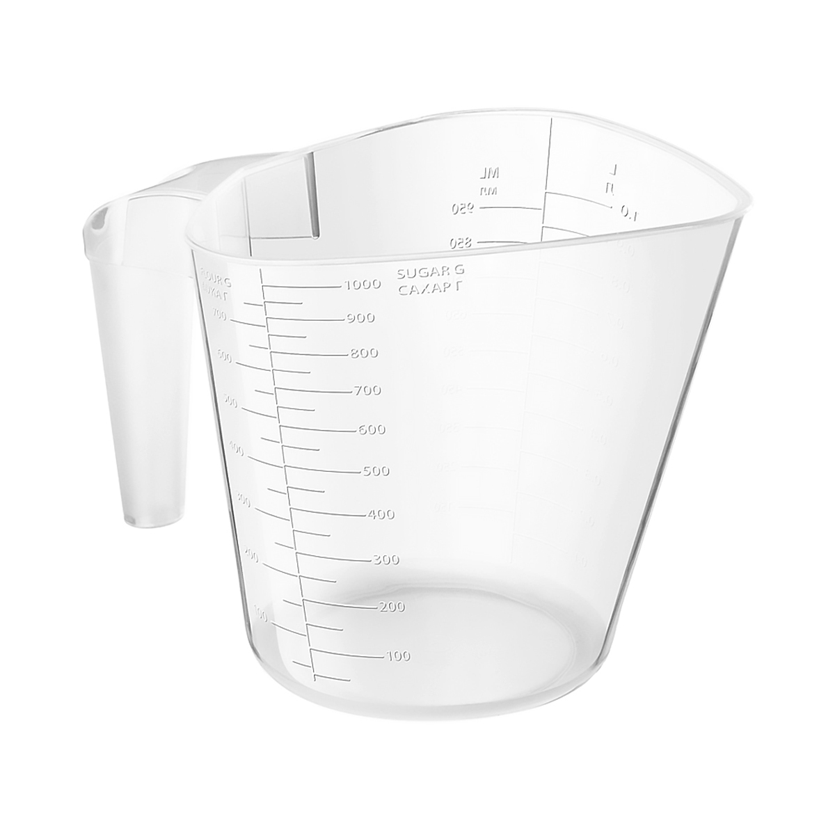 Кувшин мерный 1,3 л (бесцветн.) (1/35) "бытпласт"