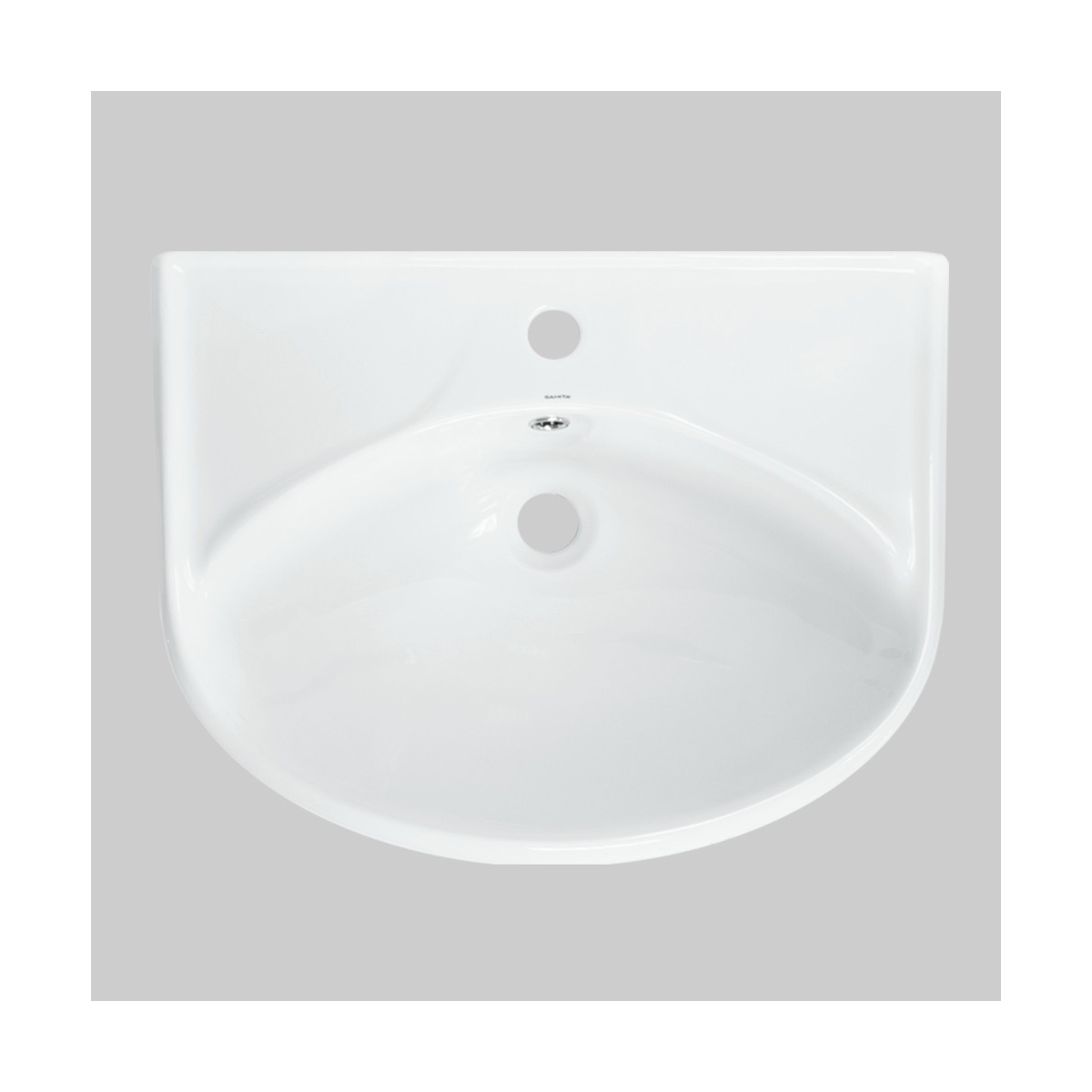 Раковина "самарская" уп белая "sanita" wb.pd/samarsky/57-c/wht.g/s1