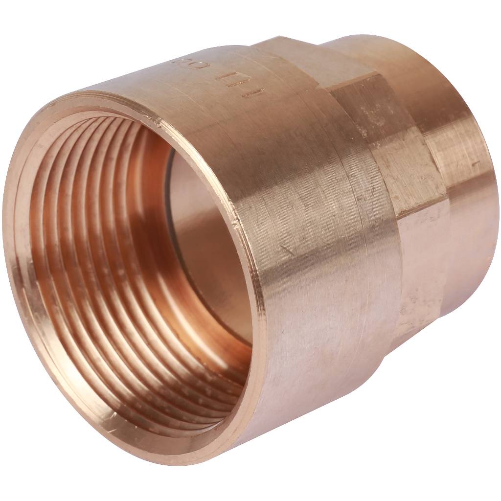 Муфта 28х1/2" переходная (ВР) под пайку с внутренней резьбой SANHA бронзовая 142702812