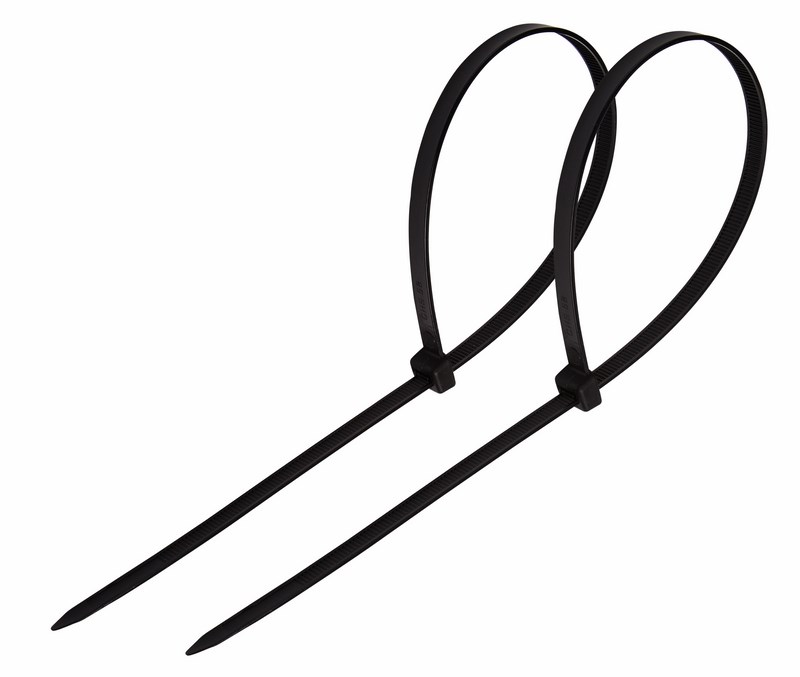 Хомуты нейлон 4,8 х 500 мм (набор 100 шт.), черные (1/10/50) "rexant" 07-0501