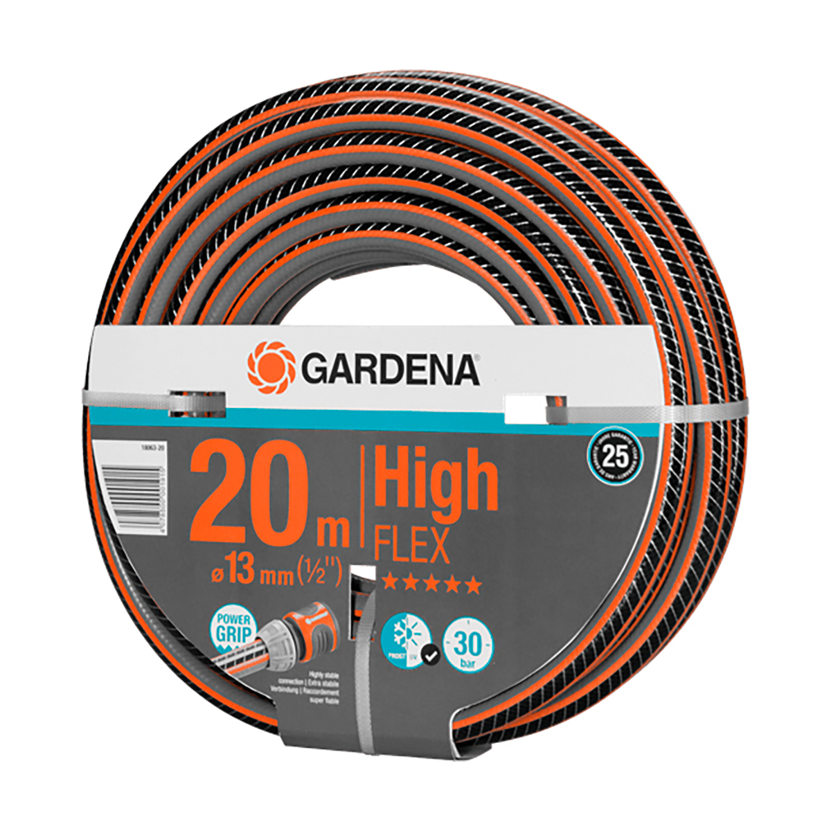 Шланг "highflex" пвх 1/2" армиров. 20 м (1) "gardena" 18063-20.000.00