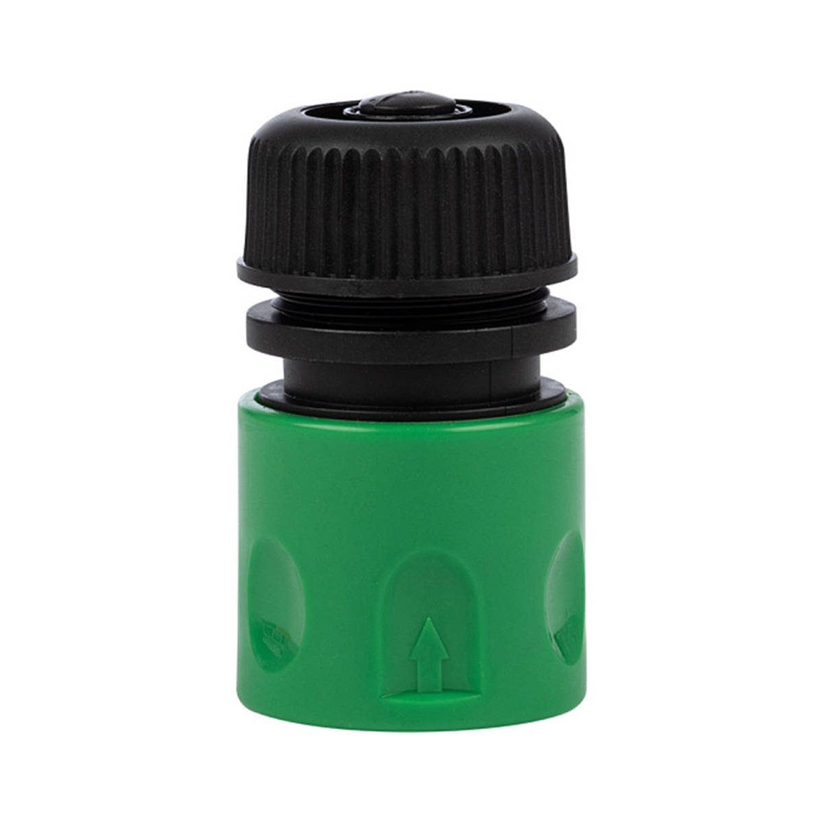 Соединитель для шлангов 1/2" с системой быстрой фиксации и аквастопом (1/50/400) "park" hl029