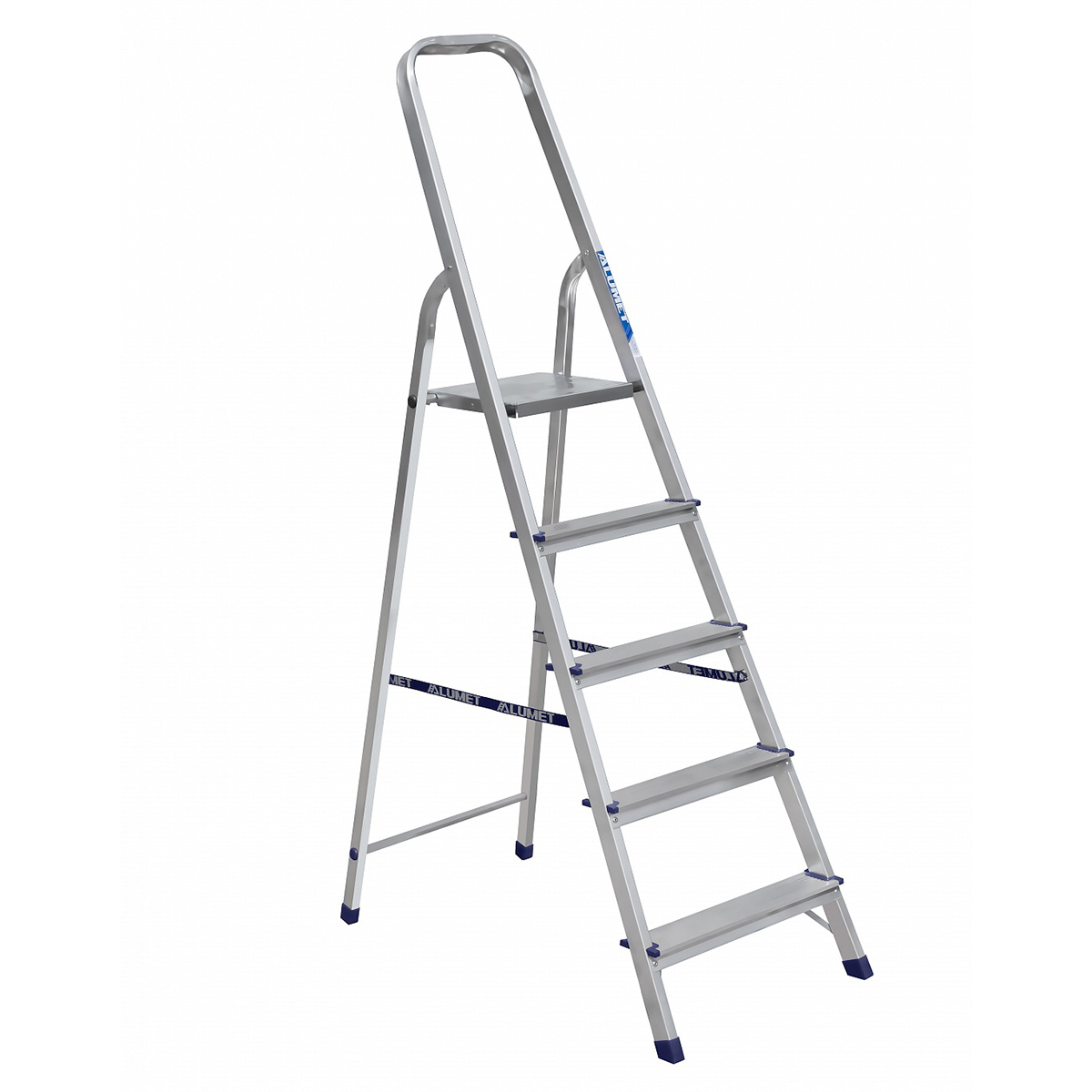 Стремянка  алюминиевая  5 ступеней (1) "алюмет"