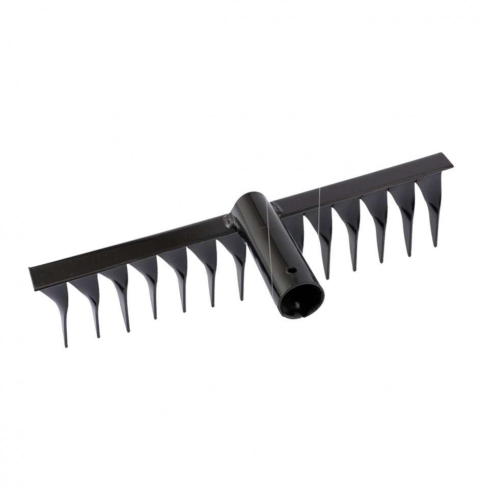 Грабли стальные, 300 мм, 14 витых зубьев, без черенка, Сибртех (61765)