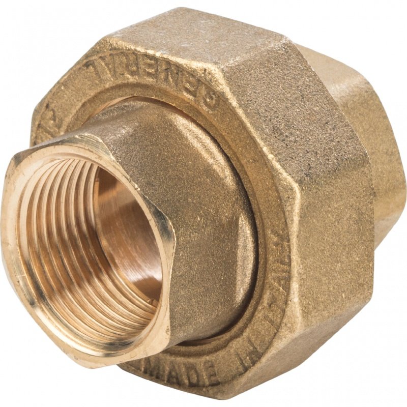 Американка ВР 3/4" латунь STOUT уплотнение конус