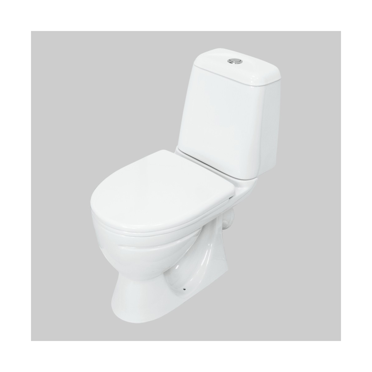 Унитаз напольный "идеал" эконом белый "sanita" wc.cc/ideal/1-p/wht.g/s1