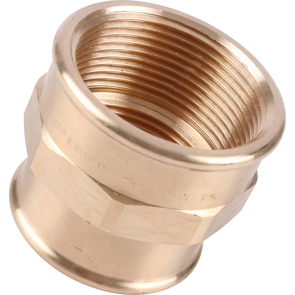 Муфта редукционная 1"1/2 x 1"1/4 резьбовая (ВР) бронза VIEGA (266394)