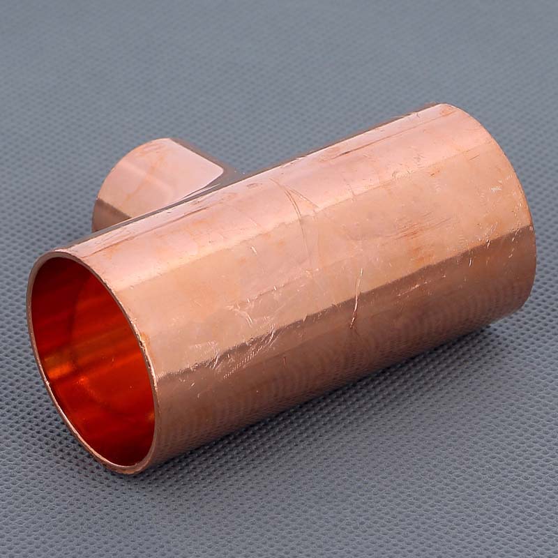 Тройник переходной под пайку 42 х 28 х 42 мм VIEGA медный