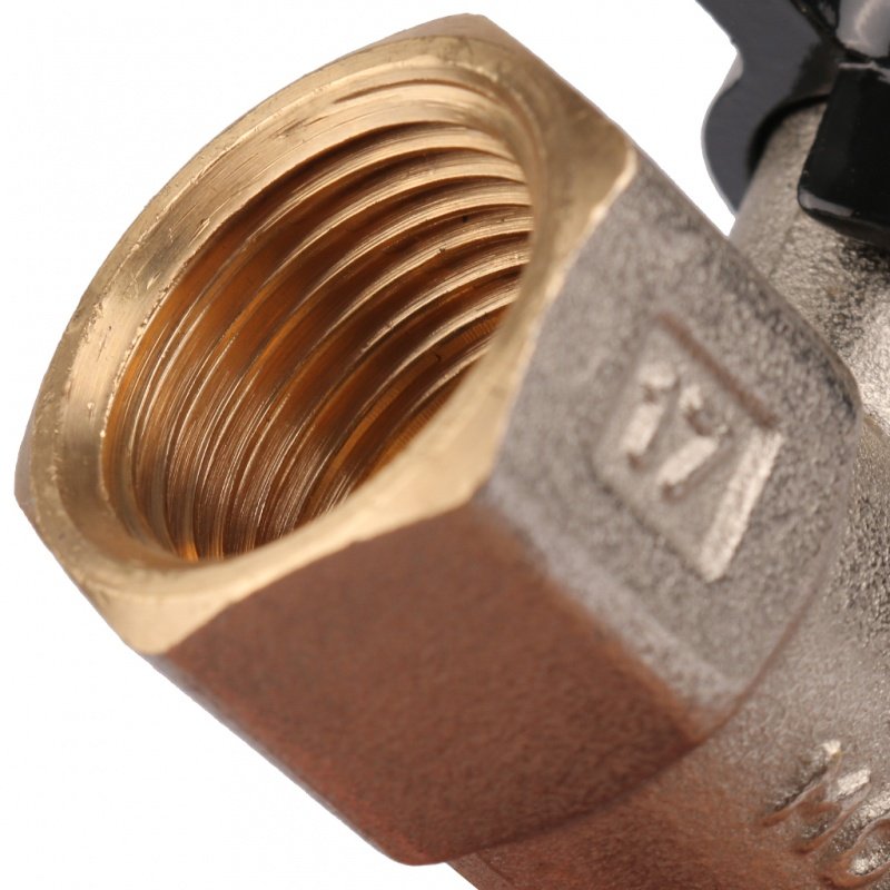 Кран шаровый STOUT ВВ 1/2" с накидной гайкой бабочка