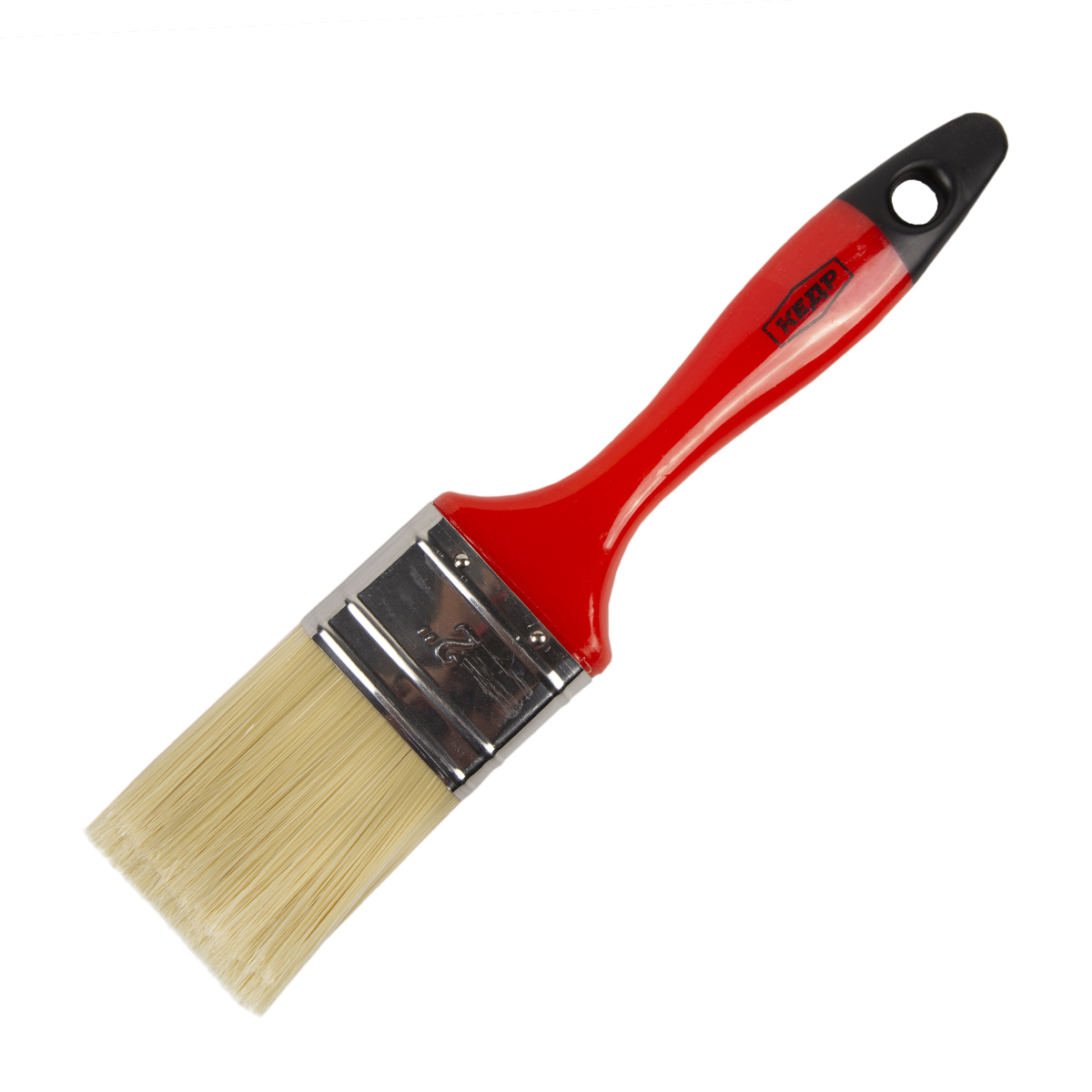 Кисть плоская смешанная щетина  №2 /50 мм  (12/360) пласт.ручка  "кедр"  045-5820