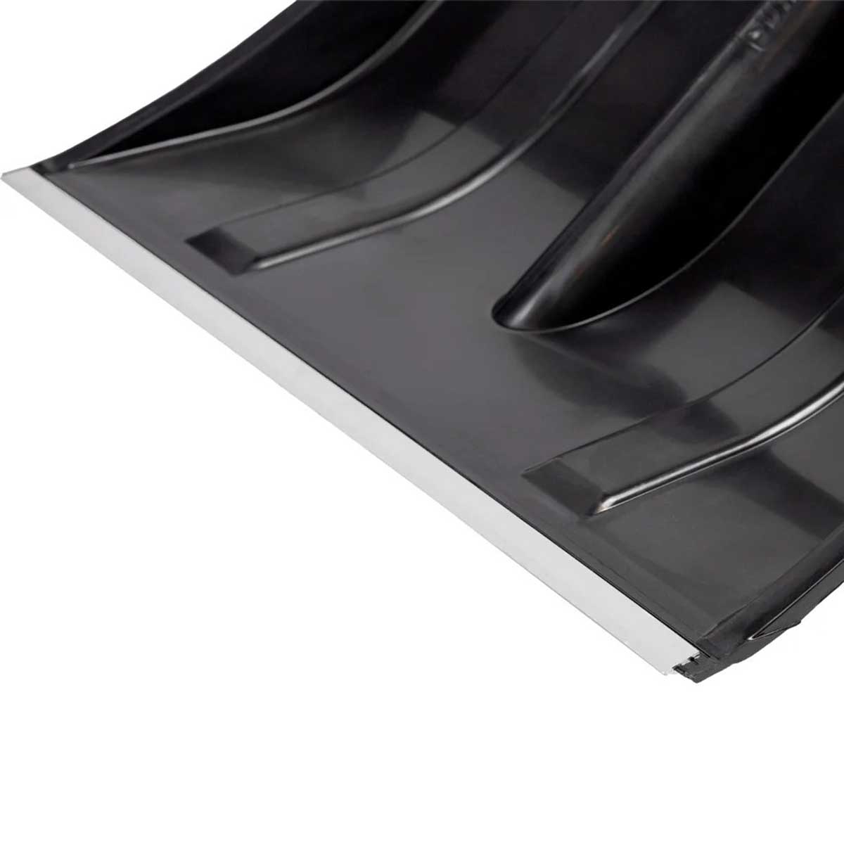 Лопата снег. пласт. "богатырь" 500 х 375 мм (3) с метал. черенком и ручкой, с мет. пластиной "цикл"