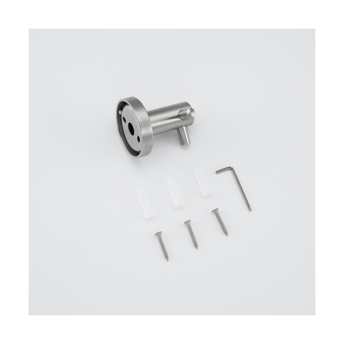 Крючок двойной f30105-2 (нерж.сталь), сатин (1/40/80) "frap"