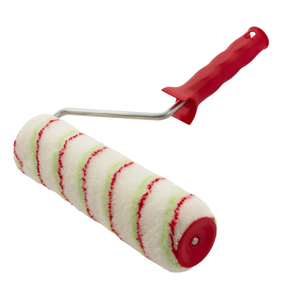 Валик "Эмали" , 250 мм, ворс 12 мм, D 48 мм, D ручки 8 мм, полиамид, полиакрил Сибртех (80171)