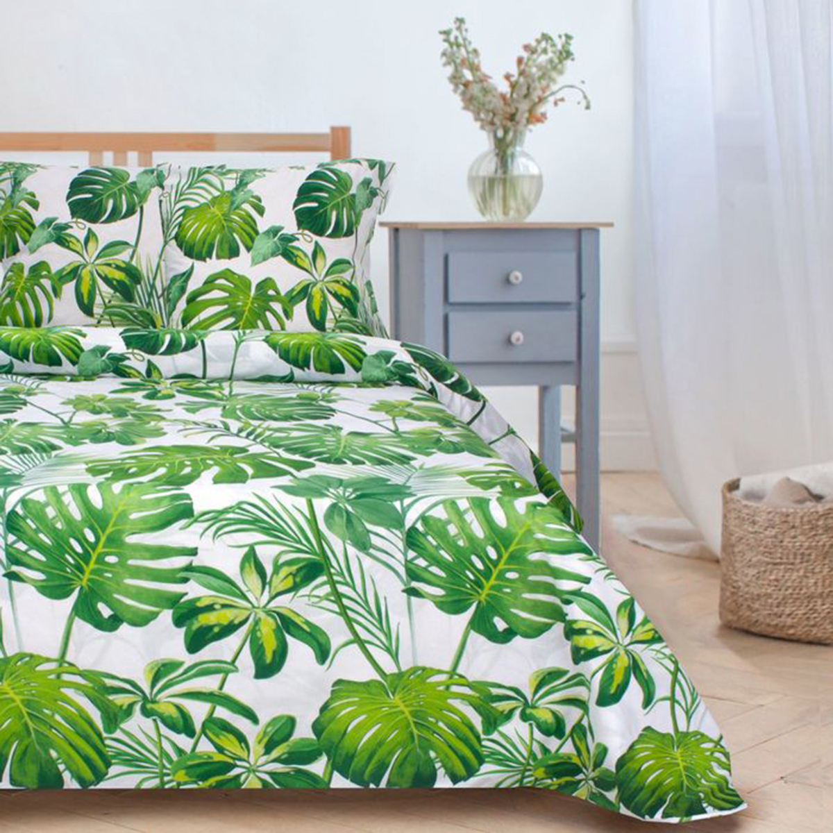 Постельное белье "этель" монстера 1,5 сп. (поплин) (1) 1534705