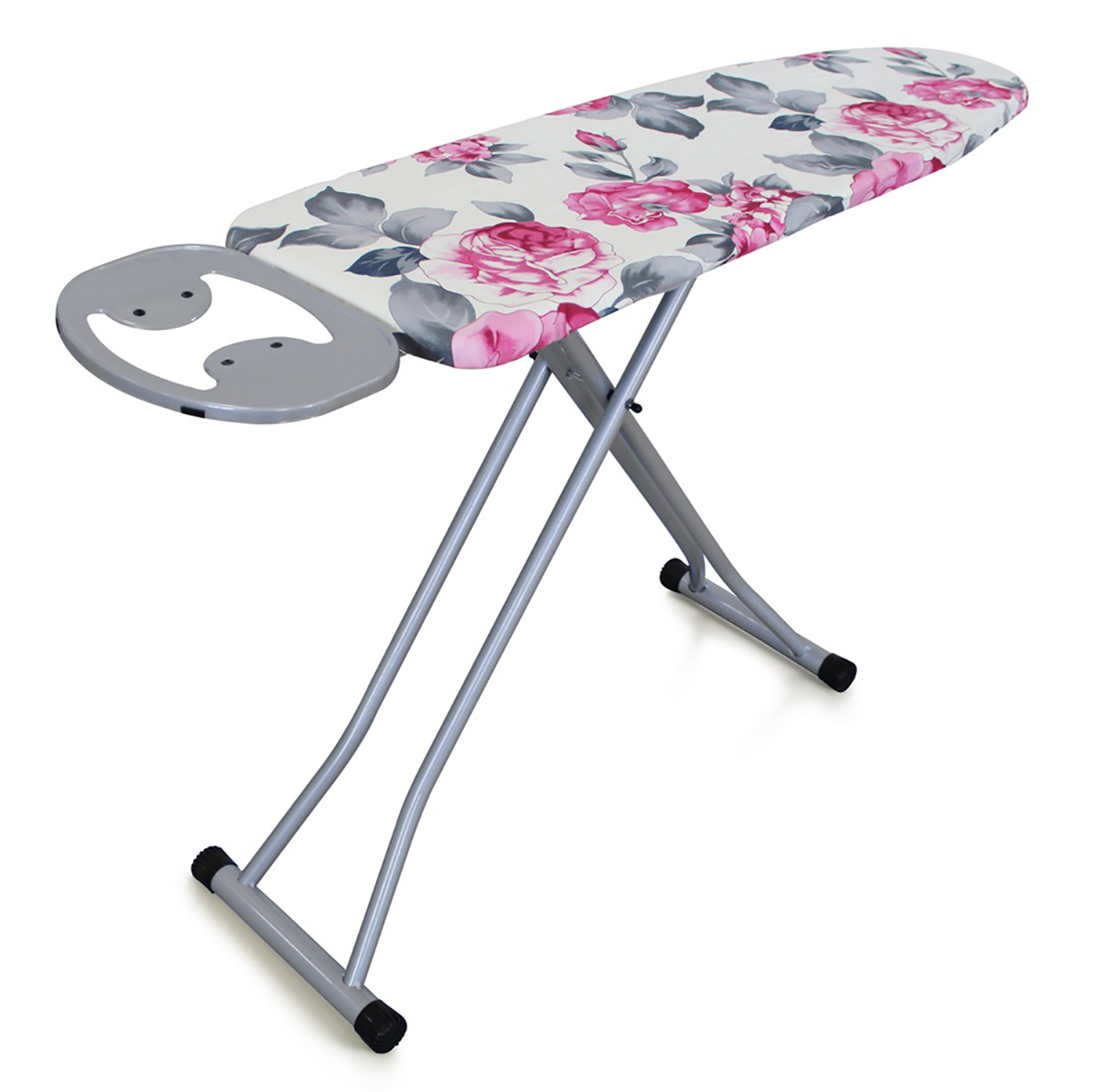 Доска гладильная "элона" 120 х 38 см (1/2)  металл (серый)