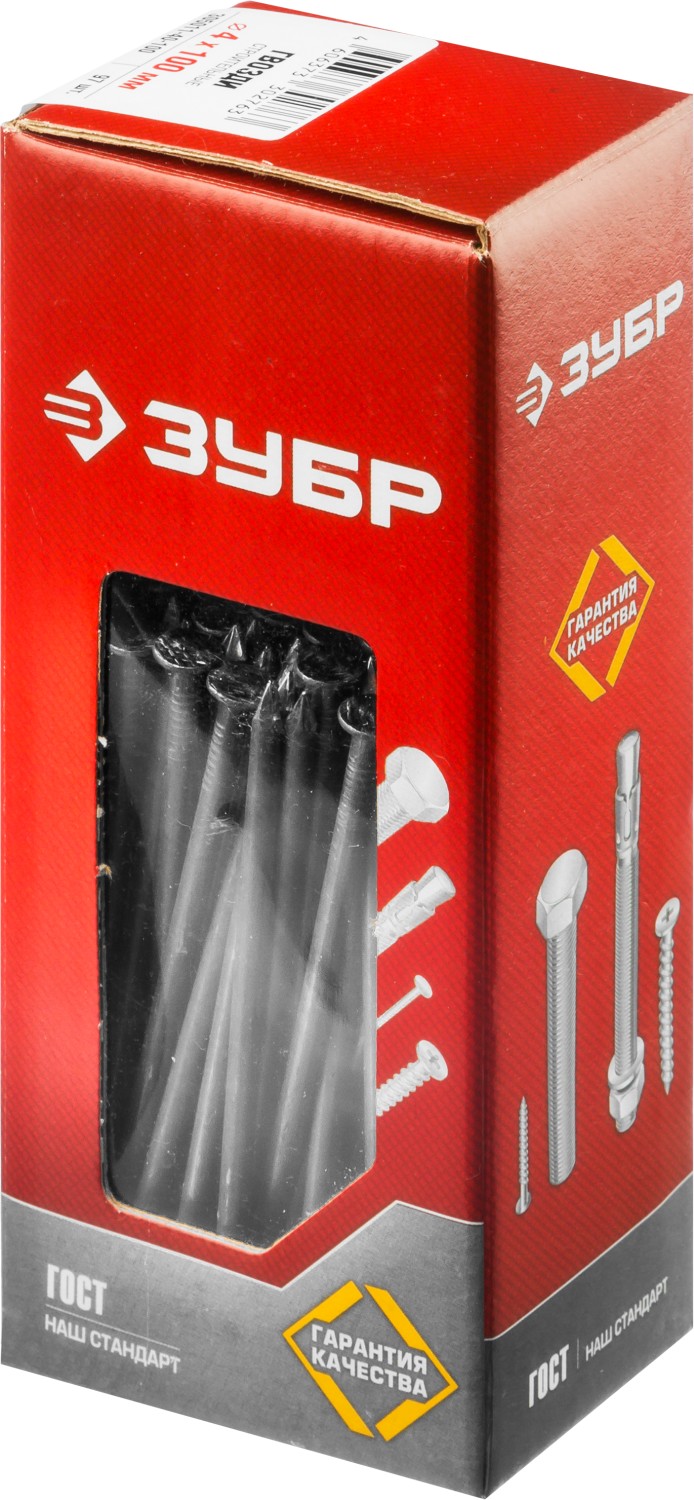 ЗУБР ГОСТ 4028-63, 100 x 4 мм, 1 кг, строительные гвозди (305011-40-100)