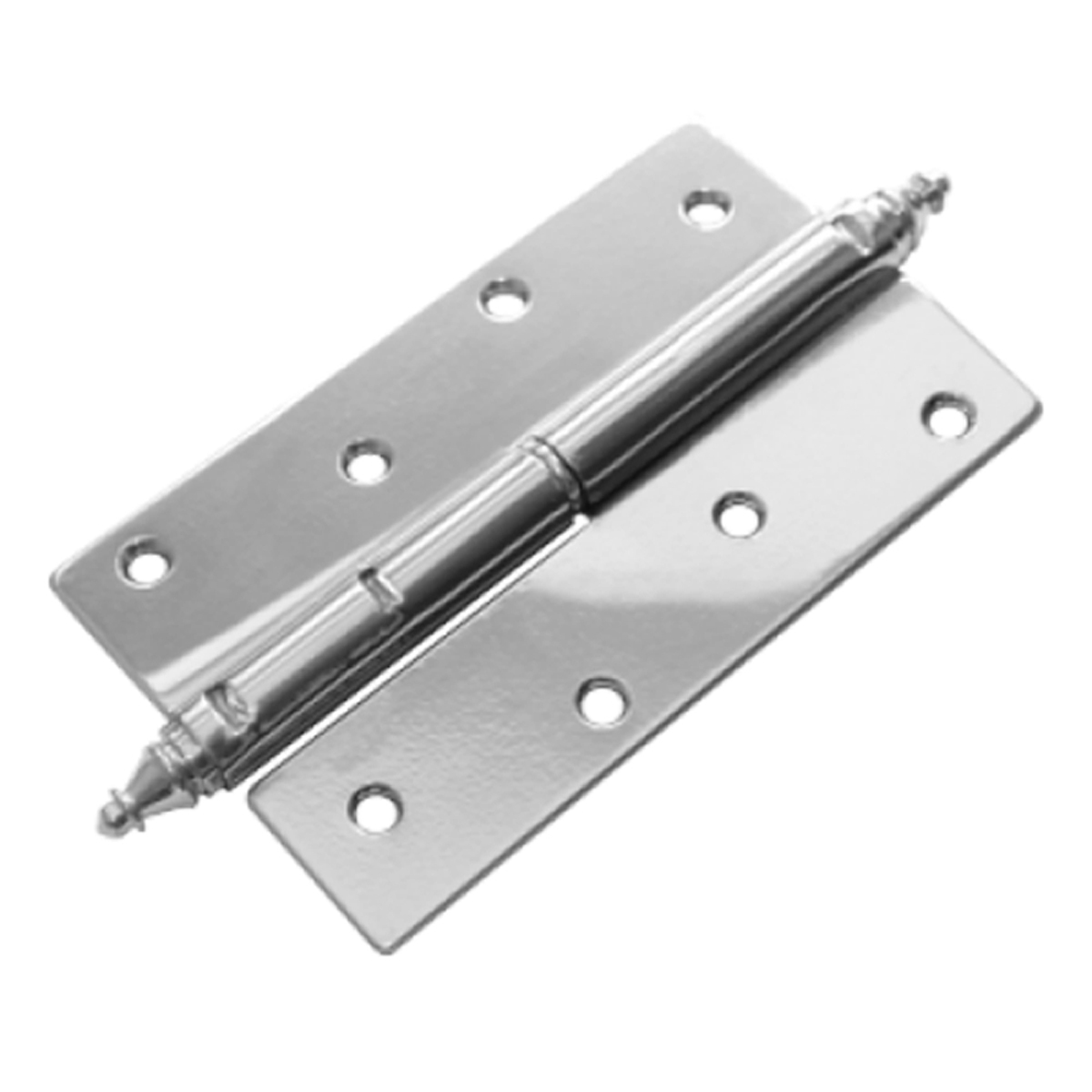 Петля фигурная  правая пн-120 хром (50) домарт