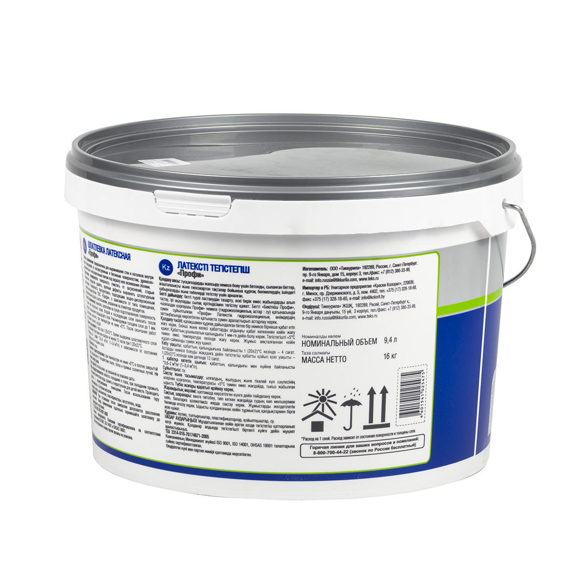 Шпатлевка латексная "профи" 16 кг (1/44) текс