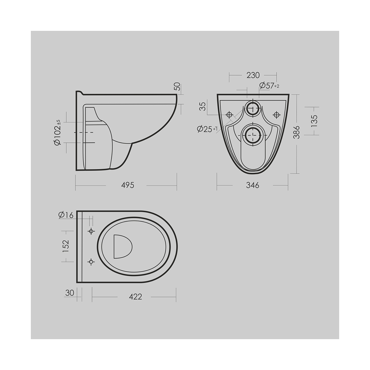 Унитаз подвесной "best" белый "sanita luxe"  wc.wh/best/dm/wht.g/s1