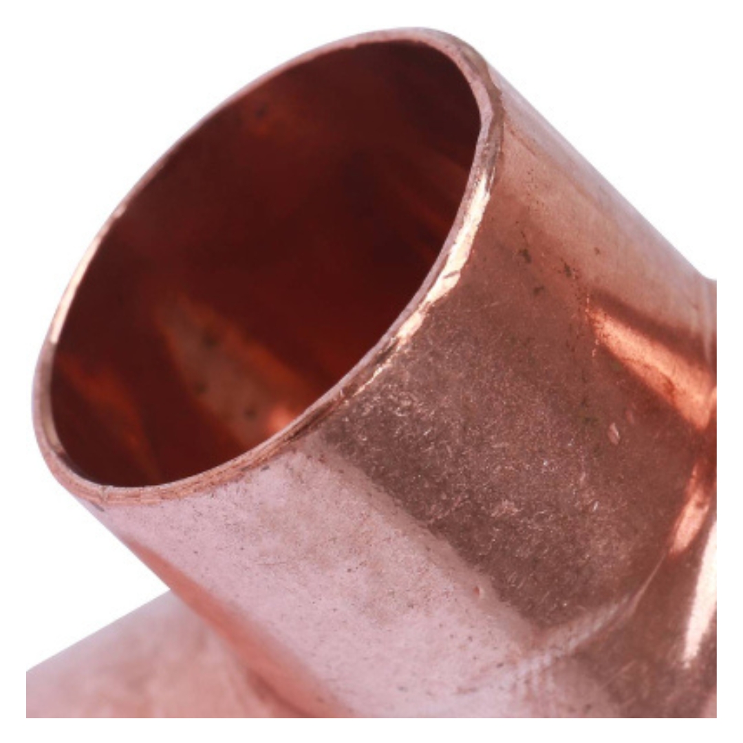 Тройник переходной 42х42х28 мм медный под пайку SANHA 15130424228