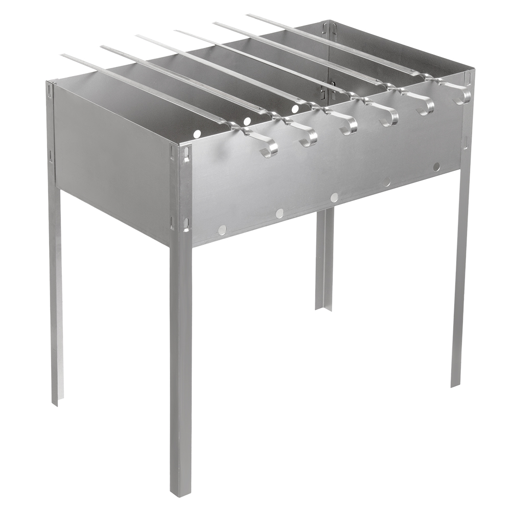 Мангал 500*300*500 мм, 6 шампуров (1/5) "boyscout" 61237