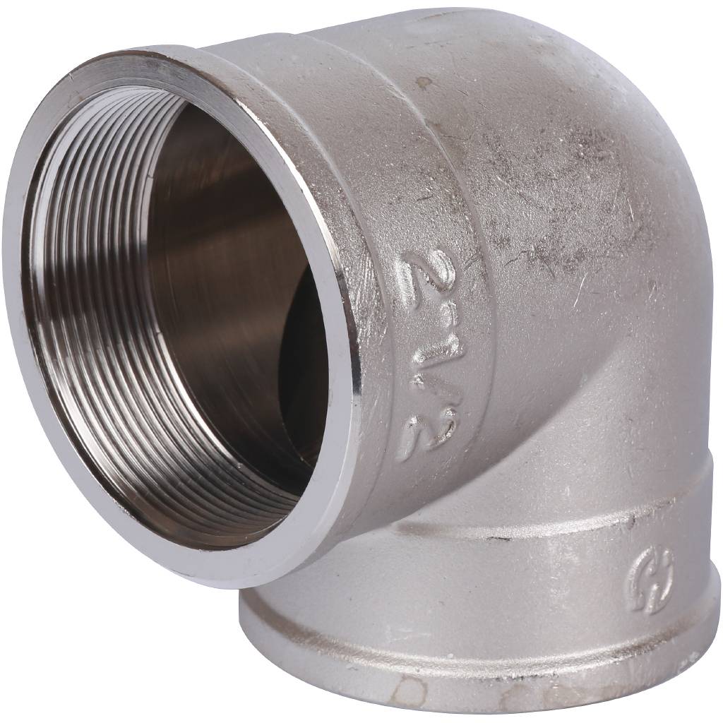 Угол резьбовой ВР 2"1/2 никель STOUT