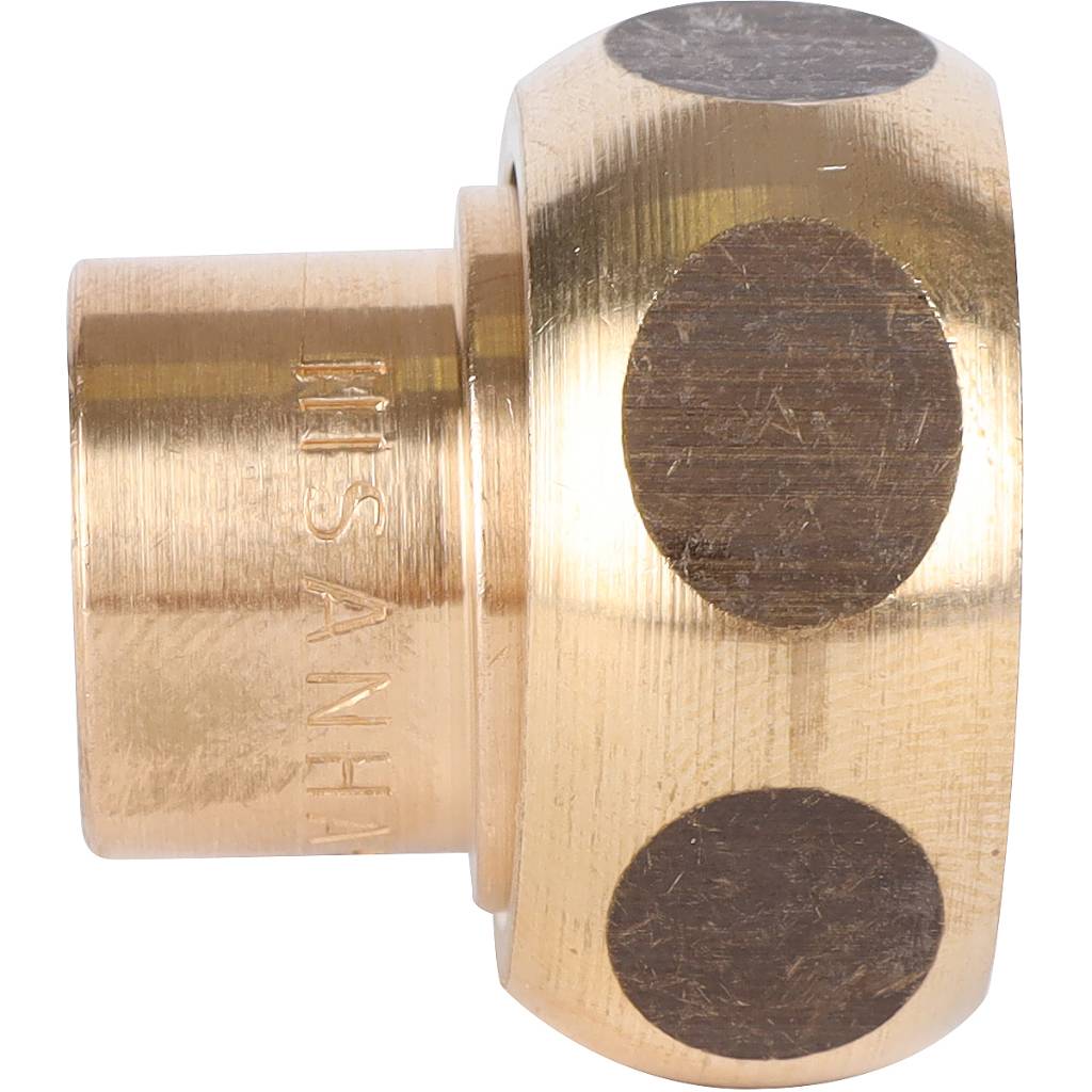 Муфта (американка) 15x3/4" (ВР) с накидной гайкой под пайку SANHA бронзовая 143591534