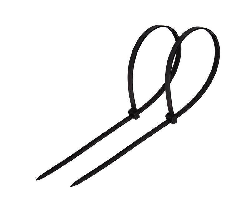 Хомуты нейлон 4,8 х 250 мм (набор 100 шт.), черные (1/10/100) "rexant" 07-0251-5