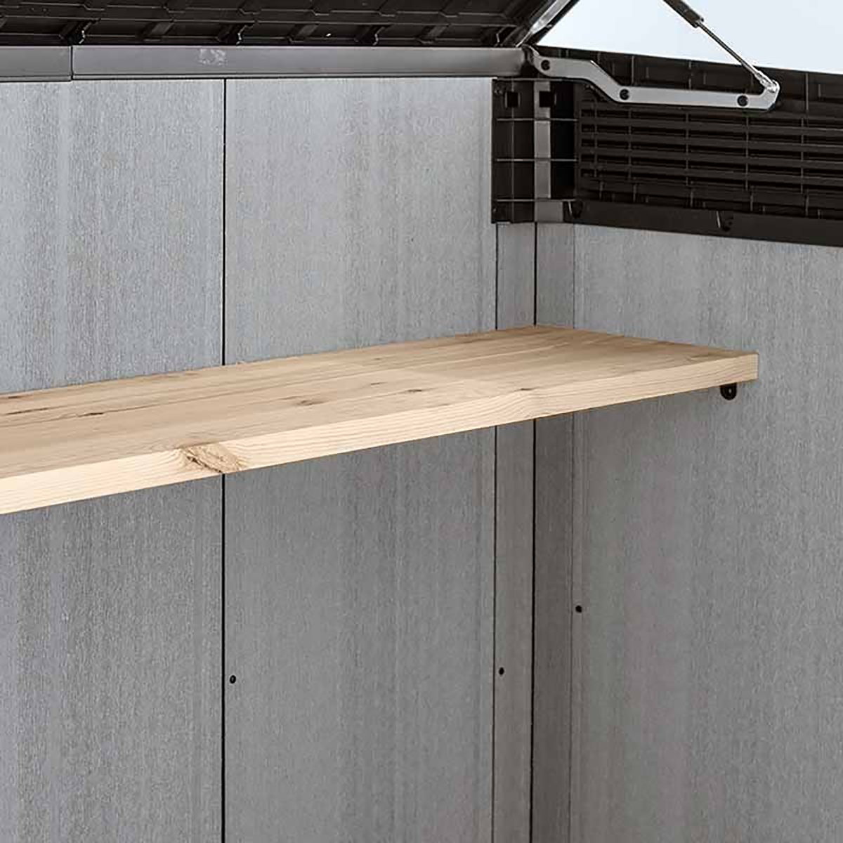 Шкаф уличный пласт. "grande-store extruded" 190,5*109,3*132,5 см (серый) "keter"