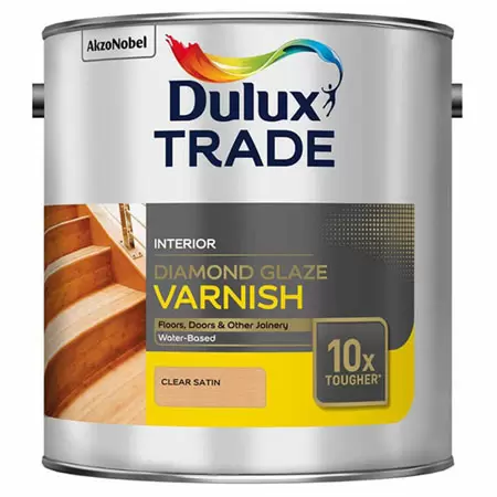УД_DULUX DIAMOND GLAZE лак на водной основе однокомпонентный, алмазная прочность, полуматовый (2,5л)