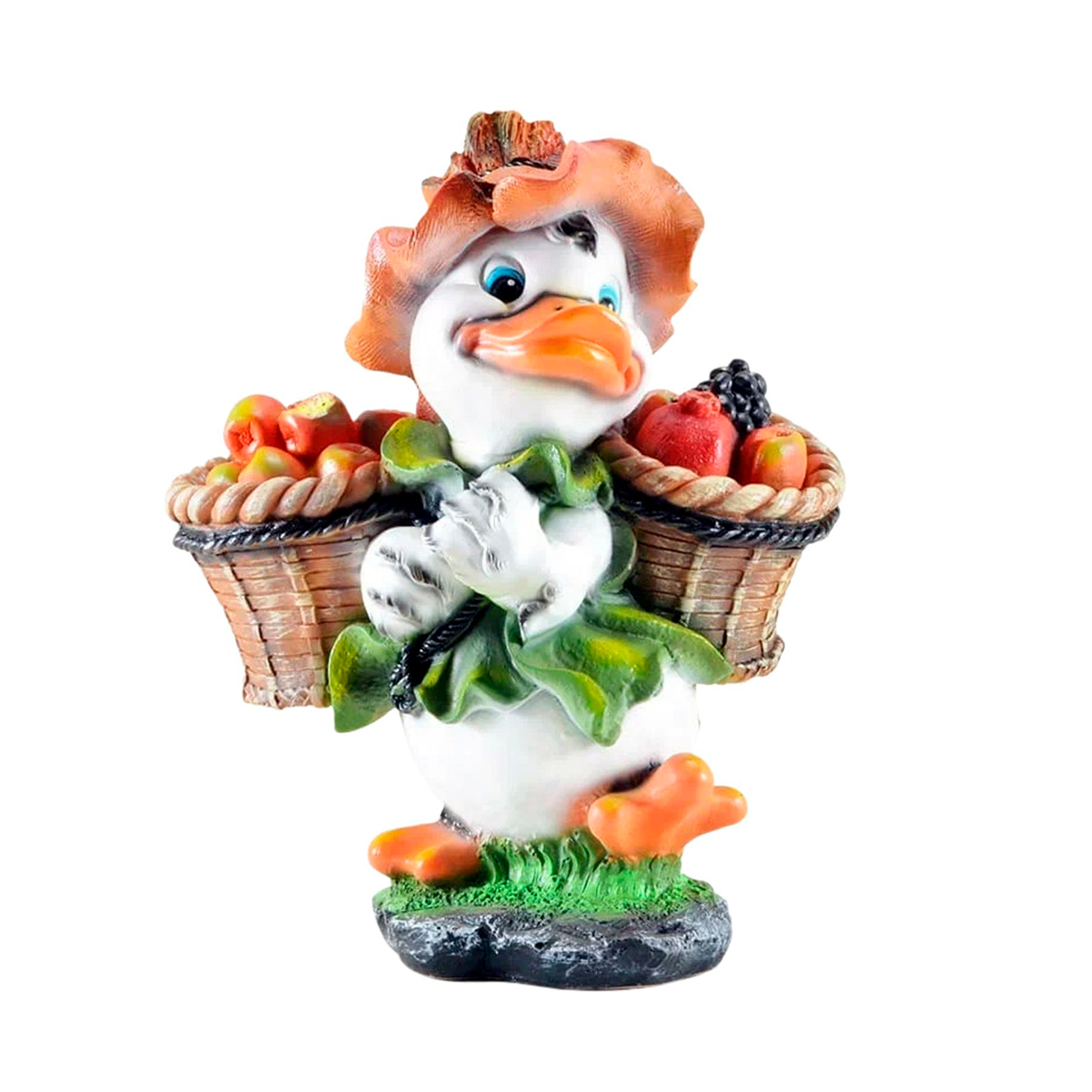 Фигурка садовая "уточка кря с корзинами" (1/2) "сказка" jng435
