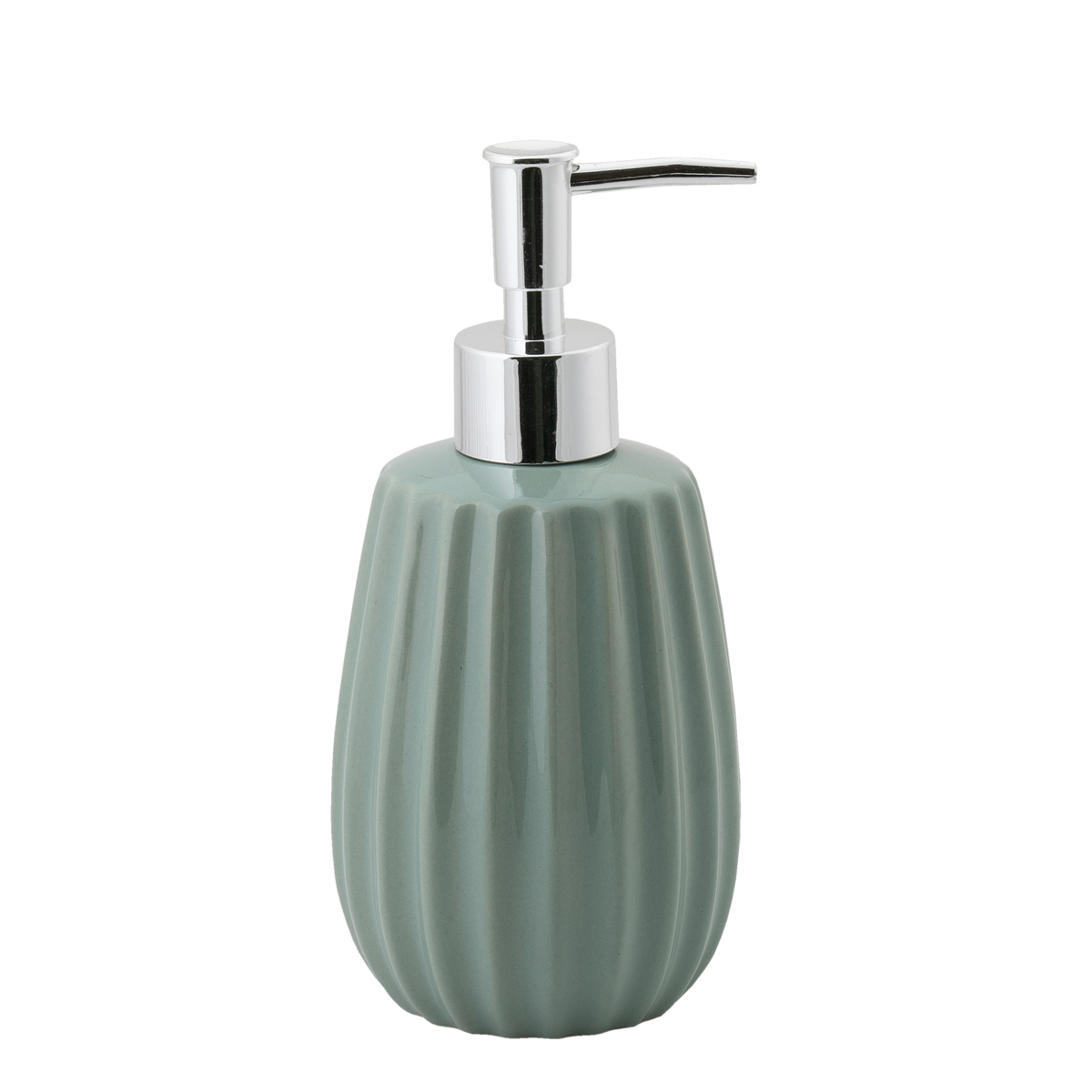Дозатор для жидкого мыла "roya" керамика (зеленый) (1/12) "swensa" swtk-8054grn-a