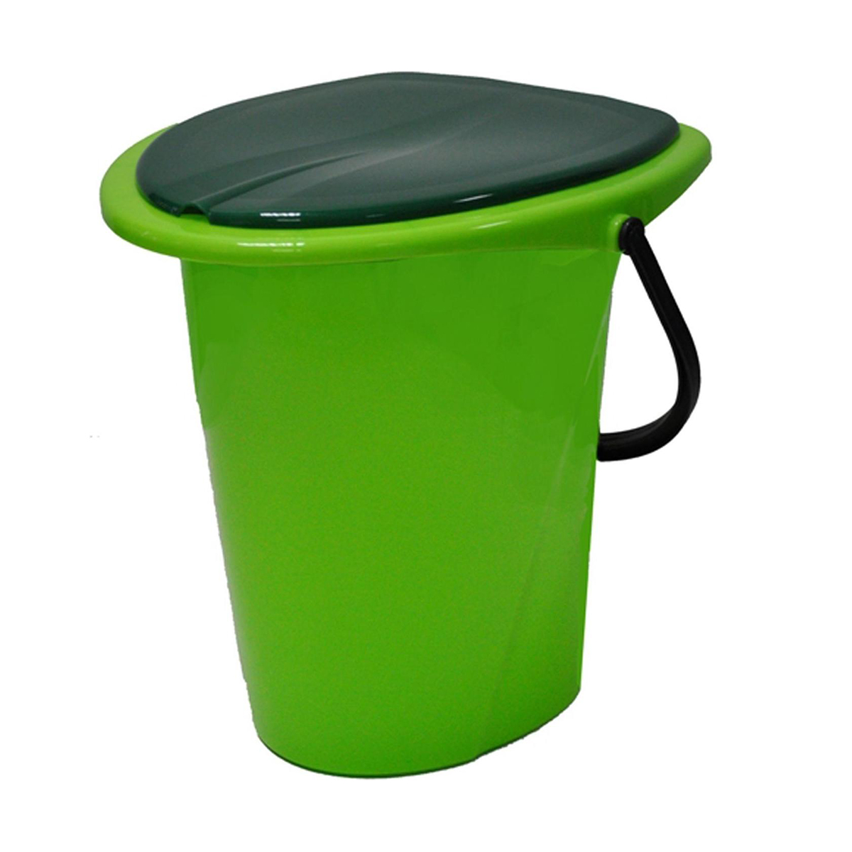 Ведро-туалет "smart solution" 17 л (оливковый) (1/7) "ingreen"  ing30001сл