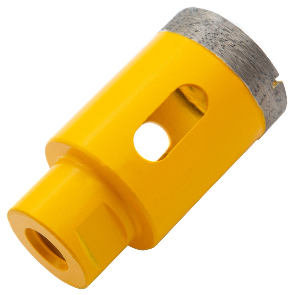 Сверло алмазное по керамограниту, 40 мм, мокрая резка, М14 Denzel (72687)