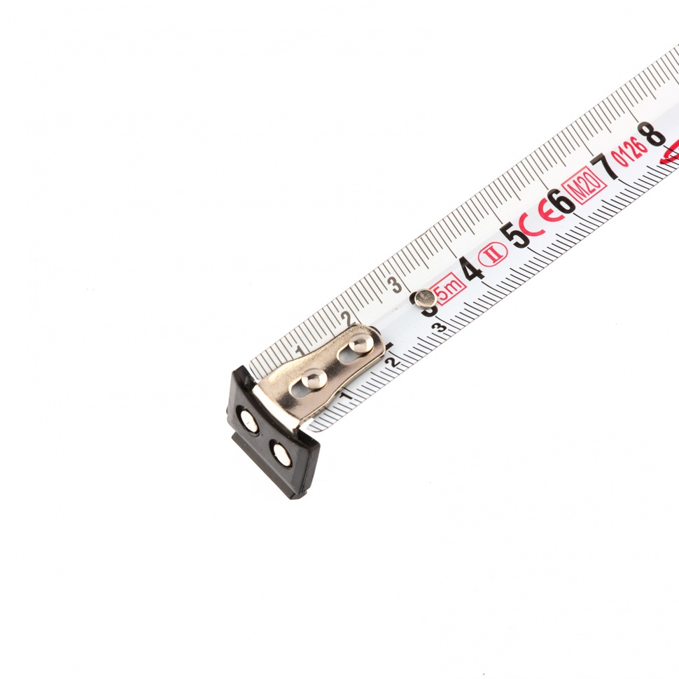 Рулетка "Ergonomisch", 5 м x 19 мм, магнитный обрезиненный зацеп Gross (31102)