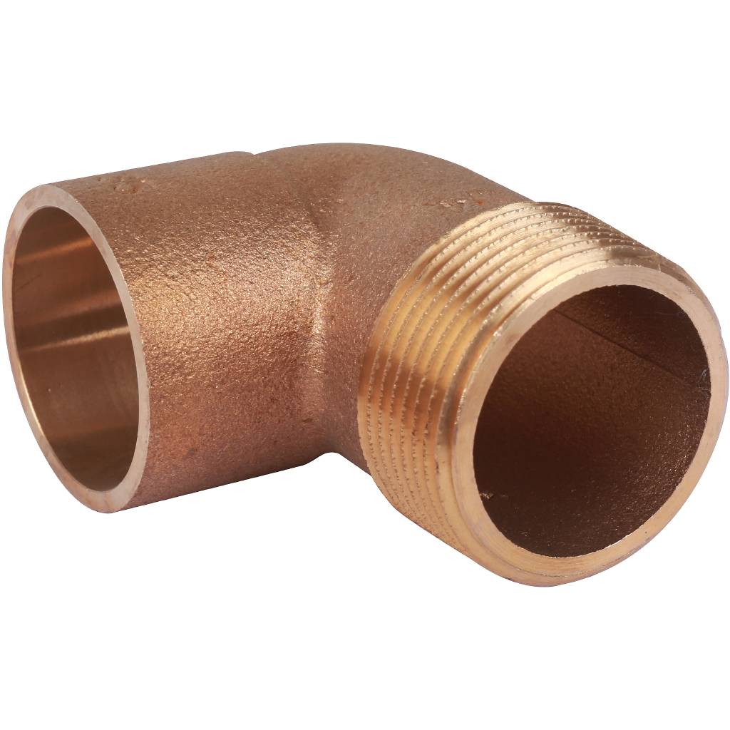 Угол переходной 35x1 1/4" (НР) SANHA под пайку бронзовый 1409235114