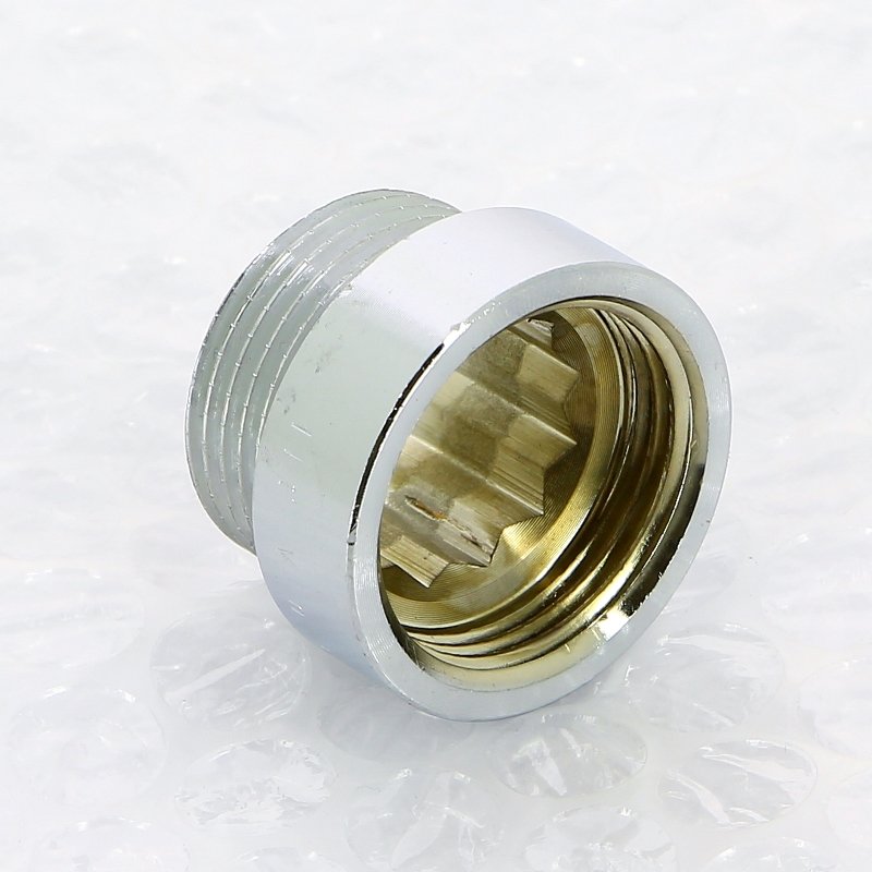 Удлинитель резьбовой 3/4" x 10 мм ВН xромированная бронза VIEGA (447274)