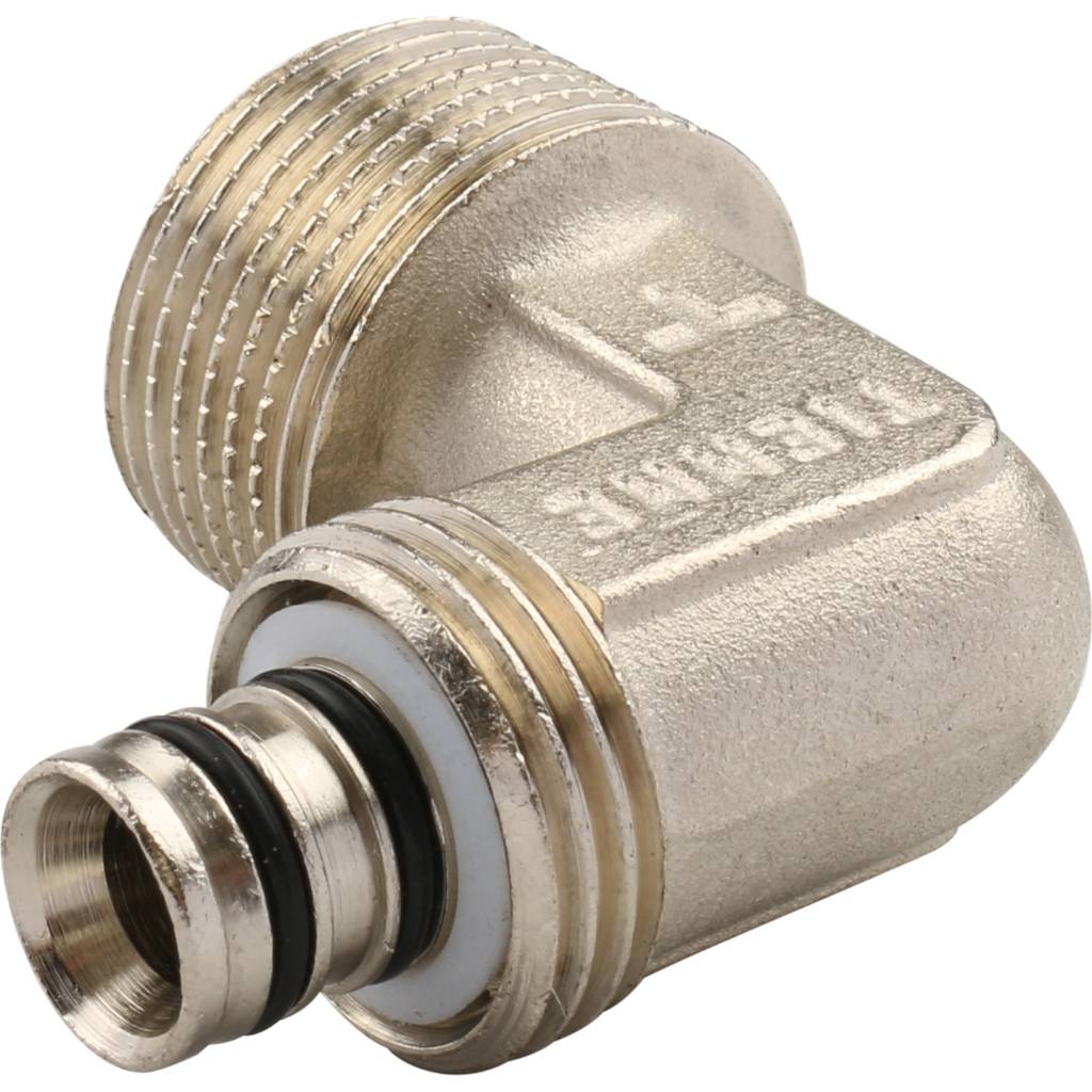 Угол переходной 16 х 3/4'' НР обжимной TIEMME для металлопластиковых труб