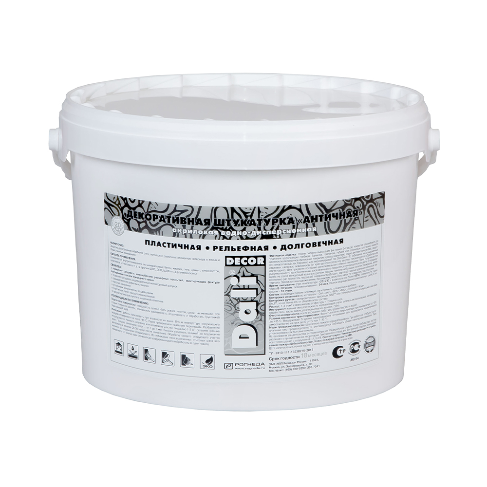 Штукатурка декор. "dali-decor"  "античная" 15 кг (1) "рогнеда"