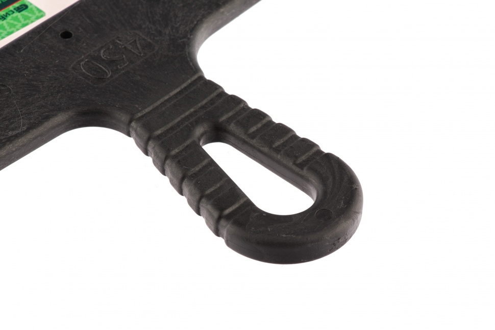 Шпатель из нержавеющей стали, 450 мм, зуб 8 х 8 мм, пластмассовая ручка Сибртех (85479)