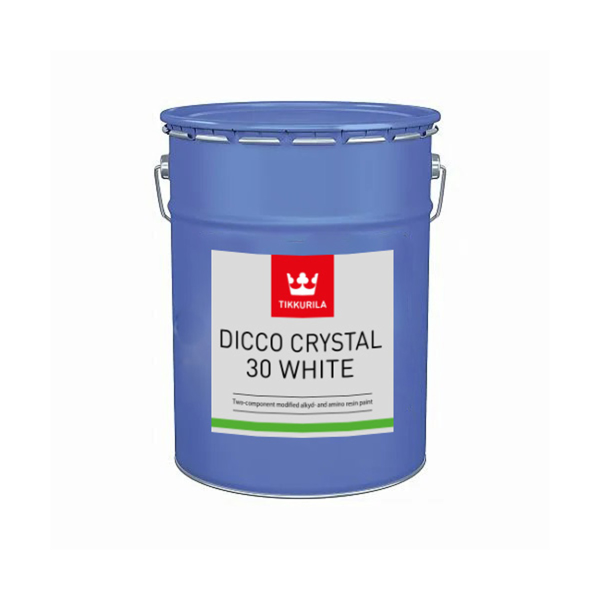 Краска кислотного отверждения "дикко кристал" 30 уайт 20 л (1/22) "тиккурила"