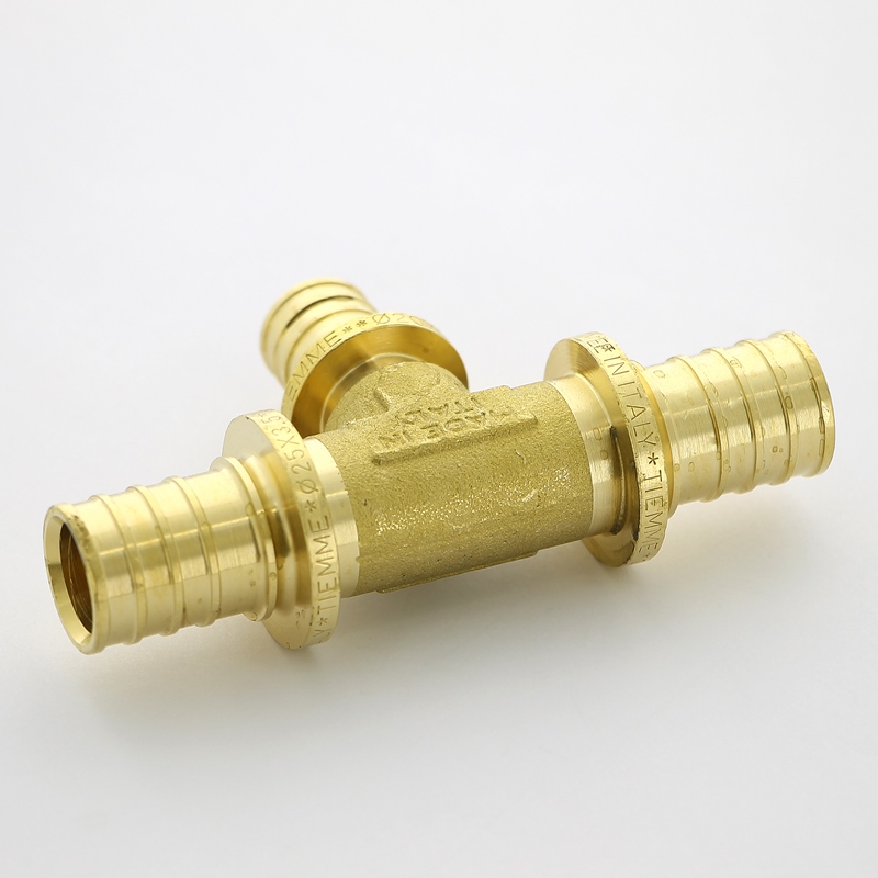 Тройник переходной 25 x 20 x 25 аксиальный для труб PE-X UNI-FITT