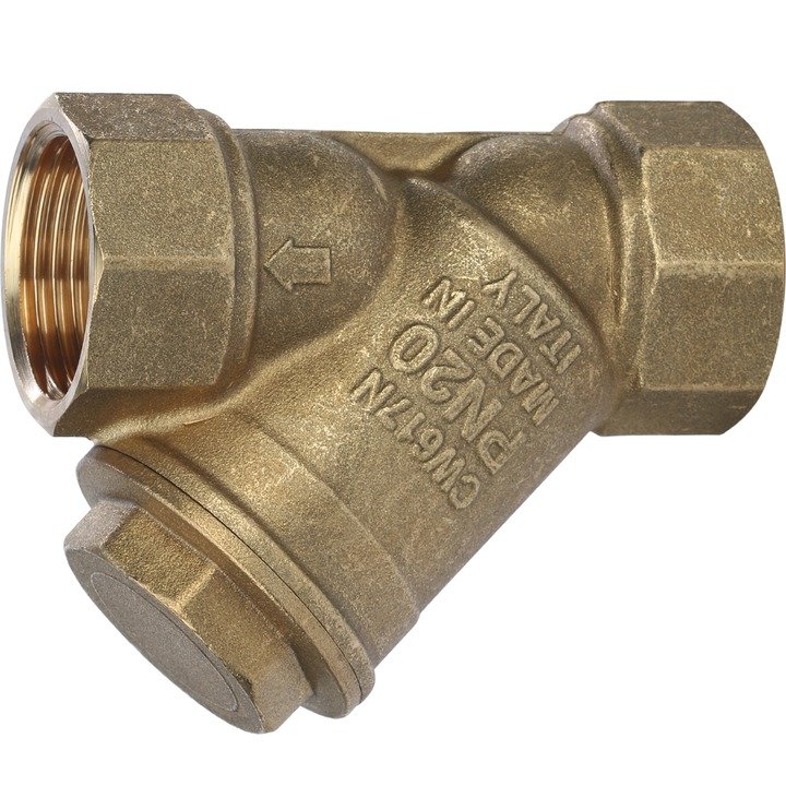 Фильтр косой В STOUT латунь 3/4" для грубой очистки воды