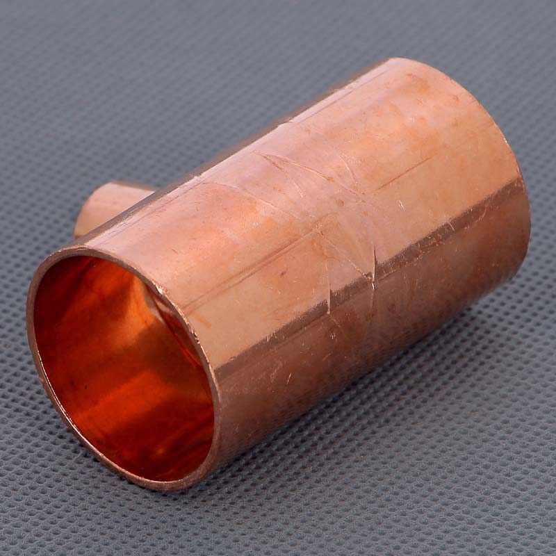 Тройник переходной под пайку 35 х 15 х 35 мм VIEGA медный