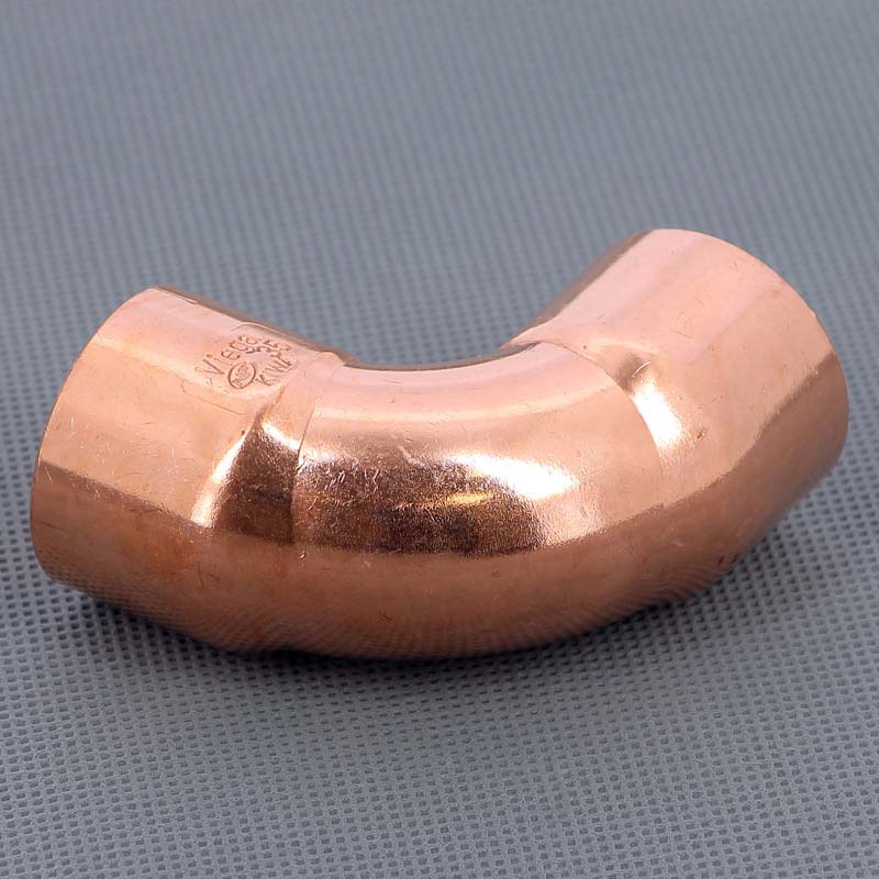 Угол двухраструбный 90° VIEGA пайка 35 мм медный