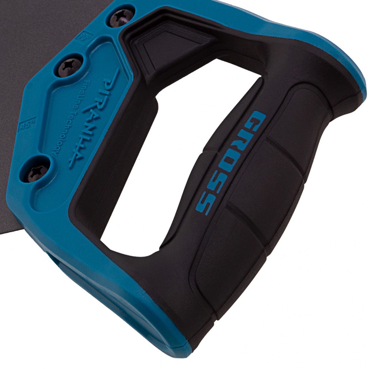 Ножовка по дереву "piranha" 450 мм 11-12 tpi, 3d-заточка, тефлон., двухкомп.рукоятка (1/48) "gross"